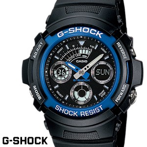 CASIO カシオ G-SHOCK Gショック AW-591-2A メンズ 腕時計 アナログ デジタル ブラック ブルー