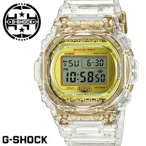 G-SHOCK Gショック ジーショック 限定モデル 腕時計 メンズ  DW-5735E-7 35周年記念モデル グレイシアゴールド クリアスケルトン