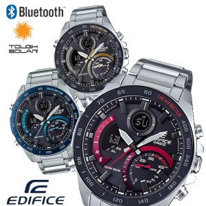 【新色イエロー入荷!!】CASIO EDIFICE 腕時計 エディフィス メンズ ECB-900DB クロノグラフ 10気圧防水 ステンレス 海外限定モデル レア 