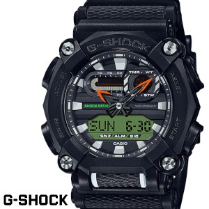 CASIO G-SHOCK ジーショック メンズ 腕時計 GA-900E-1A3 ブラック イエロー クロスバンド ベルト交換