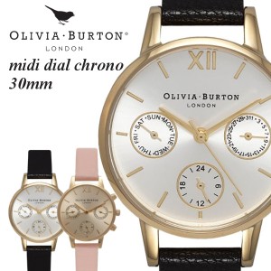 【Olivia Burton】 オリビアバートン 腕時計 うでどけい レディース 本革 レザー ゴールド ゴールド クオーツ ピンク ブラック pibk gold