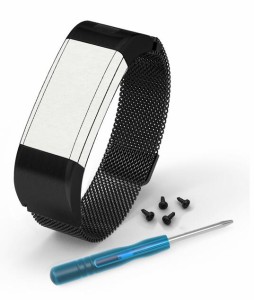 garmin vivosmart j hr+ plus / vivosmart hr ハンド ステンレスベルト ウォッチベルト 交換ベルト  腕時計ハンド シル