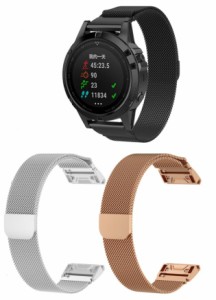 Garmin Fenix 7s 6S 5s / Fenix 6S pro ハンド ステンレス ベルト ガーミン ウォッチベルト 交換ベルト 腕時計ハンド シルバ ウェアラブ