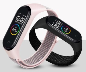 シャオミ smart band 8 7 mi band 6 band 5 バンド マジックテープ xiaomi  band 8 band6 band5 band7 ベルト ループナイロンバンド コン