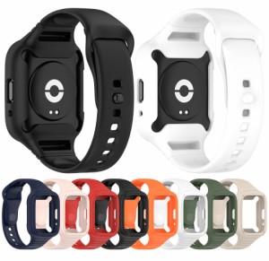 Redmi Watch 3 active バンド  シリコン 一体型 Redmi Watch3 active ベルト リストバンド交換 柔らか ウォッチ 腕時計 ウェアラブルスポ