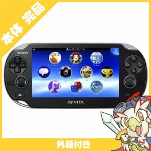 PSVita PlayStation Vita Wi‐Fiモデル クリスタル・ブラック (PCH-1000 ZA01) 本体 完品 外箱付き【中古】