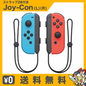 Nintendo Switch Joy-Con (L) (R) ジョイコン カラー ランダム ストラップ 2個 セット 任天堂 中古