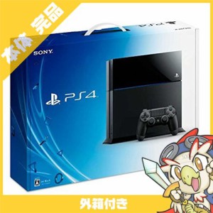 PS4 プレステ4 プレイステーション4 ジェット・ブラック 500GB (CUH-1100AB01) 本体 完品 外箱付き【中古】