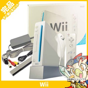 Wii ニンテンドーWii Wii本体 (シロ) (「Wiiリモコンプラス」同梱) (RVL-S-WAAG)本体 完品 外箱付き 【中古】