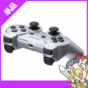 PS3 プレステ3 プレイステーション3 コントローラー デュアルショック3 DUALSHOCK3 サテンシルバー【中古】