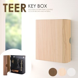 キーボックス 玄関収納 キーケース 鍵入れ 鍵収納 カギ カギ収納 カギケース TEER（ティール）