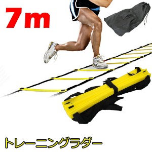 ラダー トレーニング トレーニング ダイエット トレーニングラダー 7m プレート13枚 トレーニング用品 練習器具 収納袋付き フィットネス