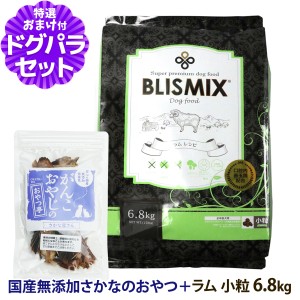 【カナダ産に変更済み】【店内全品送料無料】ブリスミックス ラム 小粒6.8kg ＋お試し国産お魚おやつ 約20g【ドッグパラダイス限定セット