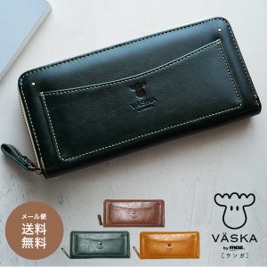 VASKA by moz モズ 財布 長財布 なが財布 レディース ブランド 大容量 使いやすい 札入れ ランガ ラウンドファスナー