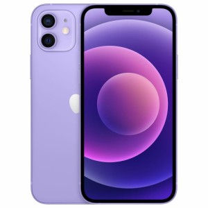 【中古良品】iPhone12 128GB パープル SIMロック解除済 赤ロム永久保証 [Apple/アップル] Bランク 送料無料 au iphone スマホ本体 スマー