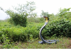 動物 オブジェ コブラ King Cobra インテリア イベント ディスプレイ