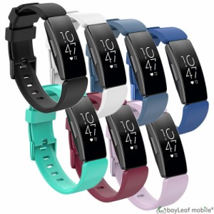 Fitbit inspire inspireHR inspire2 Ace2 ベルト バンド 交換 調節 シリコン ソフト フィットビット インスパイア エース 時計 耐水 スポ