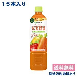 伊藤園 充実野菜 緑黄色野菜ミックス 740g x 15本 【送料無料】【別途送料地域あり】