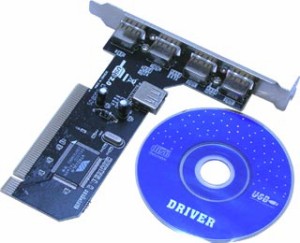SPEED USBcard(USB2.0増設用PCIボード・4ポート+1ポート)