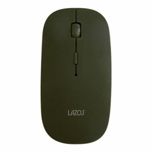 Bluetooth＆2.4GHz両対応 ワイヤレスマウス【Bluetooth L-BTM-B】光学式・ブラック・充電式