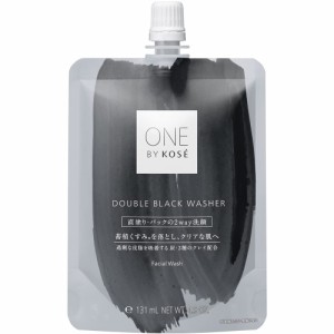 コーセー ONE BY KOSE ワンバイコーセー ダブル ブラック ウォッシャー 140g