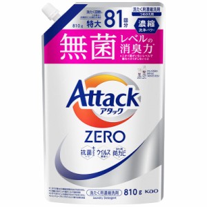 花王 アタックZERO 洗濯洗剤 つめかえ用 810g