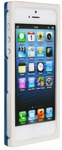 iPhone5s アイフォン5s アルミバンパー ケース Pure White & Shiny Blue WNDRE-111 / 在庫限り / アイフォンse スマホケース bumper ホワ