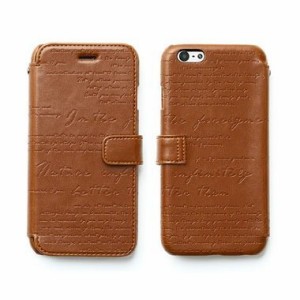 1000円ポッキリ iPhone6 Plus (5.5インチ）ケース zenus Lettering Diary ブラウン 手帳型 Z4700i6 /在庫あり/ 送料無料  スマホケース 