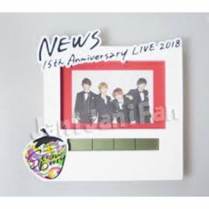 NEWS 【15th Anniversary Clock】15周年 Anniversary LIVE 2018 Strawberry 公式グッズ　＋ 公式写真１種　セット