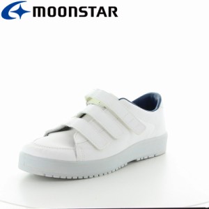 〔10%OFFクーポン配布中〕送料無料 ムーンスター メンズ/レディース 靴 Vステップ07L/R R/ホワイト(右足のみ) 介護シューズ 装具対応シュ