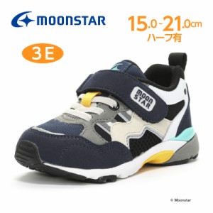 〔10%OFFクーポン配布中〕秋新作 送料無料 ムーンスター キャロット 子供靴 キッズ スニーカー MS C2293 ネイビー/マルチ moonstar carro