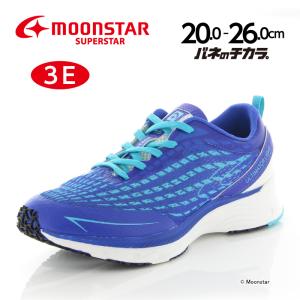 〔10%OFFクーポン配布中☆9/20まで〕夏新作 ムーンスター スーパースター バネのチカラ。 SS J1055 ブルー 子供靴 男の子 ジュニア スニ