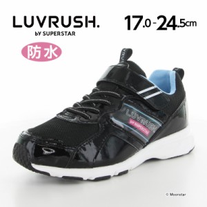 〔10%OFFクーポン配布中〕≪セール≫ムーンスター スーパースター バネのチカラ。 子供靴 LV 1087 ブラック 黒 ジュニア スニーカー シュ
