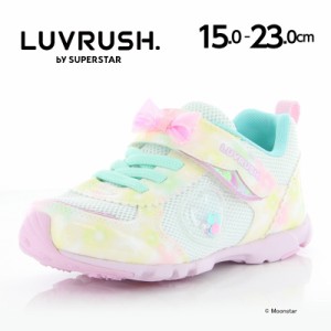 夏新作 ムーンスター ラブラッシュ スーパースター バネのチカラ。子供靴 キッズ ジュニア スニーカー LV 1101 マルチ moonstar LUVRUSH