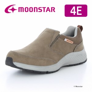〔10%OFFクーポン配布中〕送料無料 ムーンスター レディース ウォーキング 防水 スニーカー SPLT L173 グレージュ moonstar 靴 シューズ