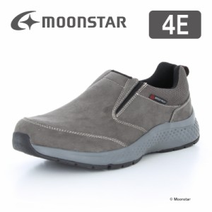 送料無料 ムーンスター メンズ ウォーキング スニーカー SPLT M197 チャコール moonstar 幅広4E 防水 靴 シューズ_timesale