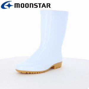 ムーンスター メンズ/レディース 耐油衛星長靴 食品衛生長靴 ニューパラNEO ホワイト moonstar 防滑 抗菌防臭 白 ワークシューズ ユニセ