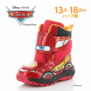 ≪セール≫ディズニー カーズ 子供靴 キッズ ブーツ DN WC039E レッド 防水 ウィンターブーツ moonstar かっこいい 男の子