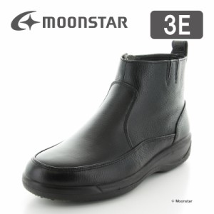 送料無料 ムーンスター メンズ ブーツ SPH8990WSR ブラック moonstar 3E 防滑底 スぺラン 透湿防水 黒 ウィンター スノー ビジネス シュ