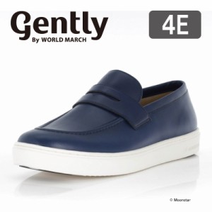 ≪4/2値下げ！40％OFFセール≫ムーンスター ワールドマーチ ジェントリー メンズ カジュアルシューズ GE103 ネイビー moonstar gently 本