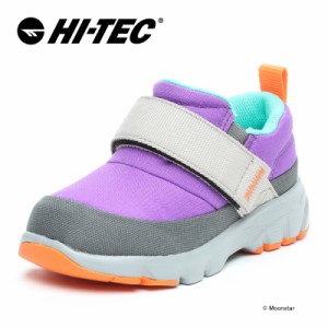 ≪セール≫ハイテック 子供靴 キッズ スニーカー HT KD045 ROVER MOC KIDS パープル HI-TEC 2E アウトドア シューズ 撥水 抗菌防臭 キャ