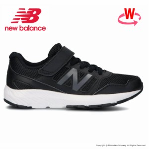 ≪10%off≫送料無料 ニューバランス 子供靴 キッズジュニアスニーカー NB YT570 BK W ブラック キッズジュニアシューズ ベルトタイプ_100