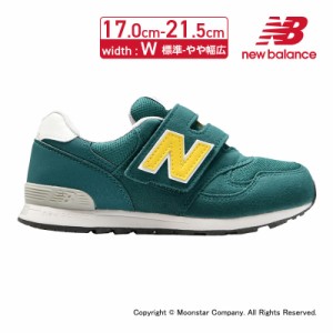 ≪30%OFFセール≫送料無料 ニューバランス new balance 子供靴 キッズ スニーカー NB PO313JA W グリーン シューズ 靴 エコ素材 プレゼン