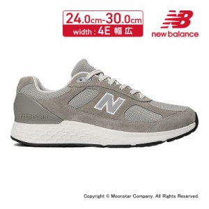 残り27.0cmのみ 送料無料 ニューバランス new balance メンズ フィットネス ウォーキング NB MW1880 4E C1 ライト グレイ メンズ フィッ