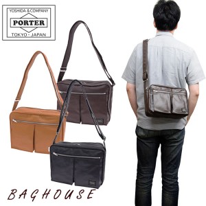 ポーター フリースタイル ショルダーバッグ(L) 707-08211 角型M PORTER 吉田カバン FREE STYLE SHOULDER BAG A5 メンズ 男性 レディース 