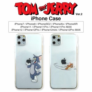 トムとジェリー iPhone クリアケース Ver.2 iPhone13 iPhone12 iPhoneSE iPhone11 iPhoneXR iPhoneXs アイフォンケース 送料無料