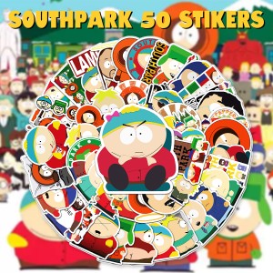 サウスパーク ステッカー 50枚セット PVC 防水 シール 大量 South Park アニメ キャラクター アメリカ 下ネタ ブラックジョーク スーツケ