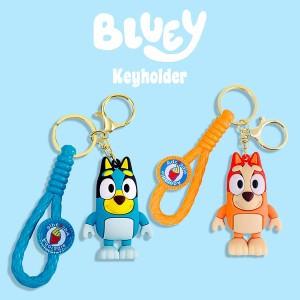 ブルーイ キーホルダー キーリング Bluey アニメ キャラクター グッズ イヌ いぬ 犬 ドッグ オーストラリア アクセサリー 雑貨 キャラク