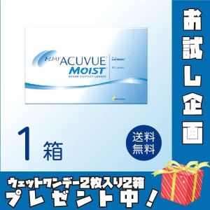 ワンデーアキュビューモイスト 1箱 (90枚) ジョンソン・エンド・ジョンソン 一日使い捨て コンタクトレンズ ワンデー 1Day　1箱 送料無料