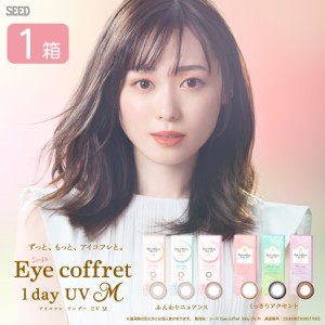 アイコフレワンデー UVM 1箱 (30枚入り) SEED コンタクトレンズ 1day カラコン 度あり 度なし UVカット 1日使い捨て 送料無料